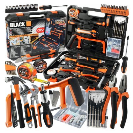 Screenshot 2023 10 06 at 09 32 08 WALIZKA NARZĘDZIOWA 100el KLUCZE BITY WKRĘTAKI MŁOTEK SZCZYPCE CRV BLACK