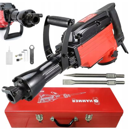 Screenshot 2025 04 08 at 09 40 44 Młot wyburzeniowy HAMMER HM 100 3200W 45J HEX 30 2X DŁUTO (5903919593807) • Cena Opinie • Młoty wyburzeniowe 17409882274 • Allegro