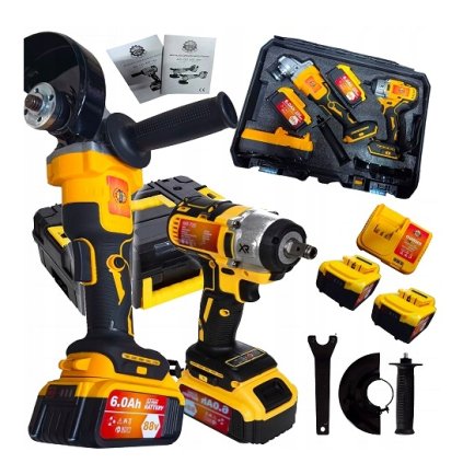 Screenshot 2024 02 23 at 10 52 09 ZESTAW NARZĘDZI AKUMULATOROWYCH KLUCZ UDAROWY SZLIFIERKA 88V 2x 6Ah WALIZKA