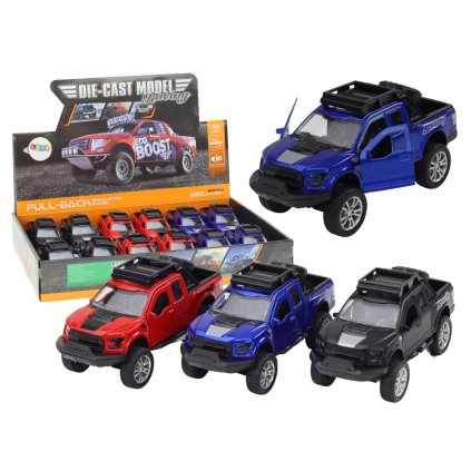 26080 aluminiove terenni auto s pruzinovym pohonem cervene modre cerne