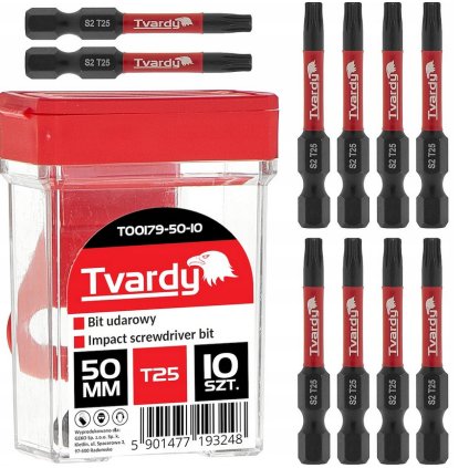 Screenshot 2025 04 18 at 13 00 05 Bit udarowy T25 50mm S2 box (10 120) (5901477193248) • Cena Opinie 17300113122 • Allegro