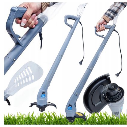 Screenshot 2025 05 06 at 14 10 36 N PODKASZARKA KOSA ELEKTRYCZNA DO TRAWY 1000W 23cm LEKKA WYKASZARKA NA PRĄD (5906546728550) • Cena Opinie • Kosy i podkaszarki 17146542635 • Allegro