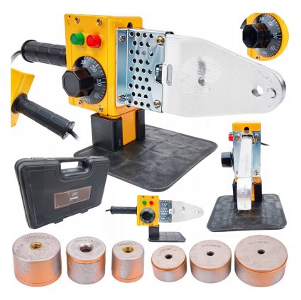 Screenshot 2025 05 07 at 10 43 01 ZGRZEWARKA DO RUR PCV PP 2000W 3 Matryce 20 63MM WALIZKA 320 ZESTAW (5906954291202) • Cena Opinie • Zgrzewarki 16880894358 • Allegro