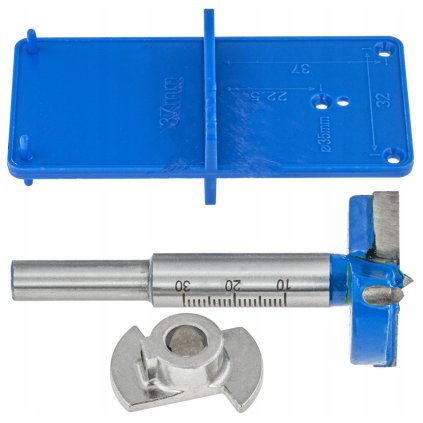 Screenshot 2025 05 09 at 13 25 33 ZESTAW FREZ DO ZAWIASÓW PUSZKOWYCH 35 Z PROWADNICĄ (5905475660146) • Cena Opinie 14568123427 • Allegro