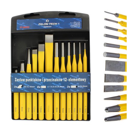 Screenshot 2025 05 12 at 13 05 32 ZESTAW WYBIJAKÓW WYBIJAKI PRZECINAKI 12 SZT (5907580138510) • Cena Opinie • Młotki przecinaki i dłuta 16862172623 • Allegro