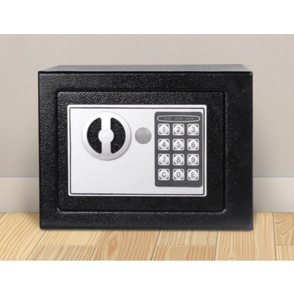 Domácí a kancelářský bezpečnostní sejf – spolehlivý ocelový trezor s elektronickým zámkem i klíčem