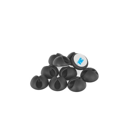 64245 organizer klips na kabely sada 10 ks 28 x 28 mm 314