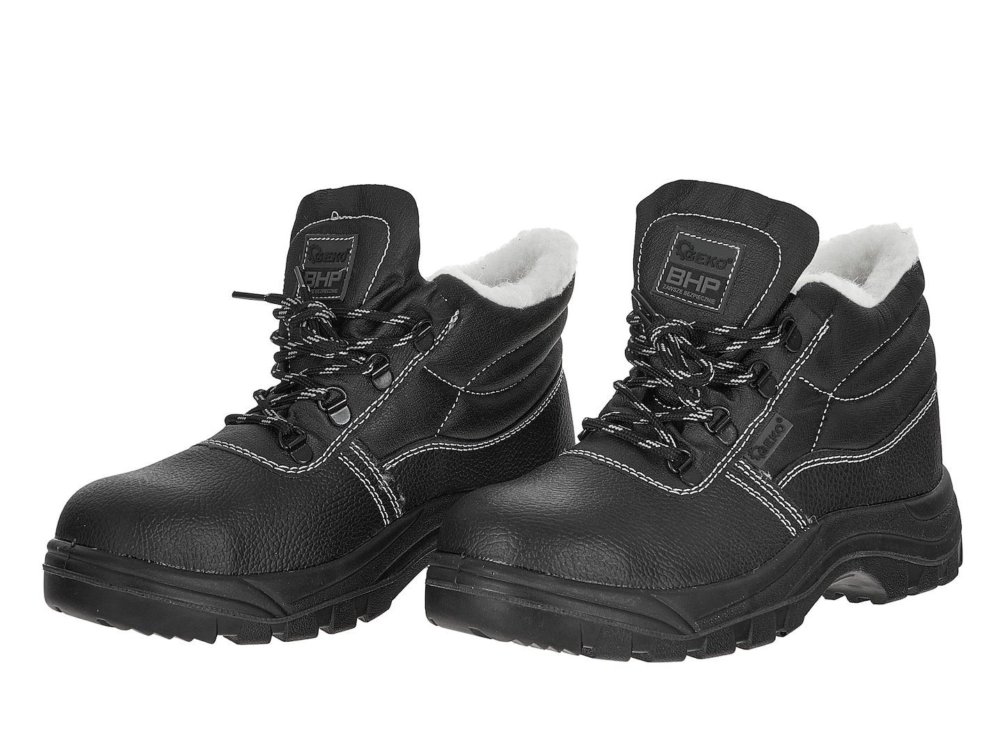 Zateplené ochranné pracovní boty S3 SRC Geko G90561-45 – detail svršku a izolace