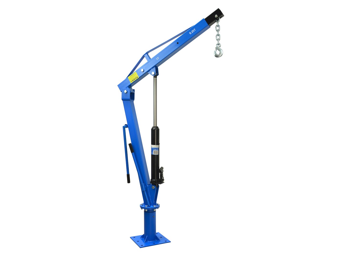 Zvedák-jeřáb HDS 1T Geko – hydraulické ovládání