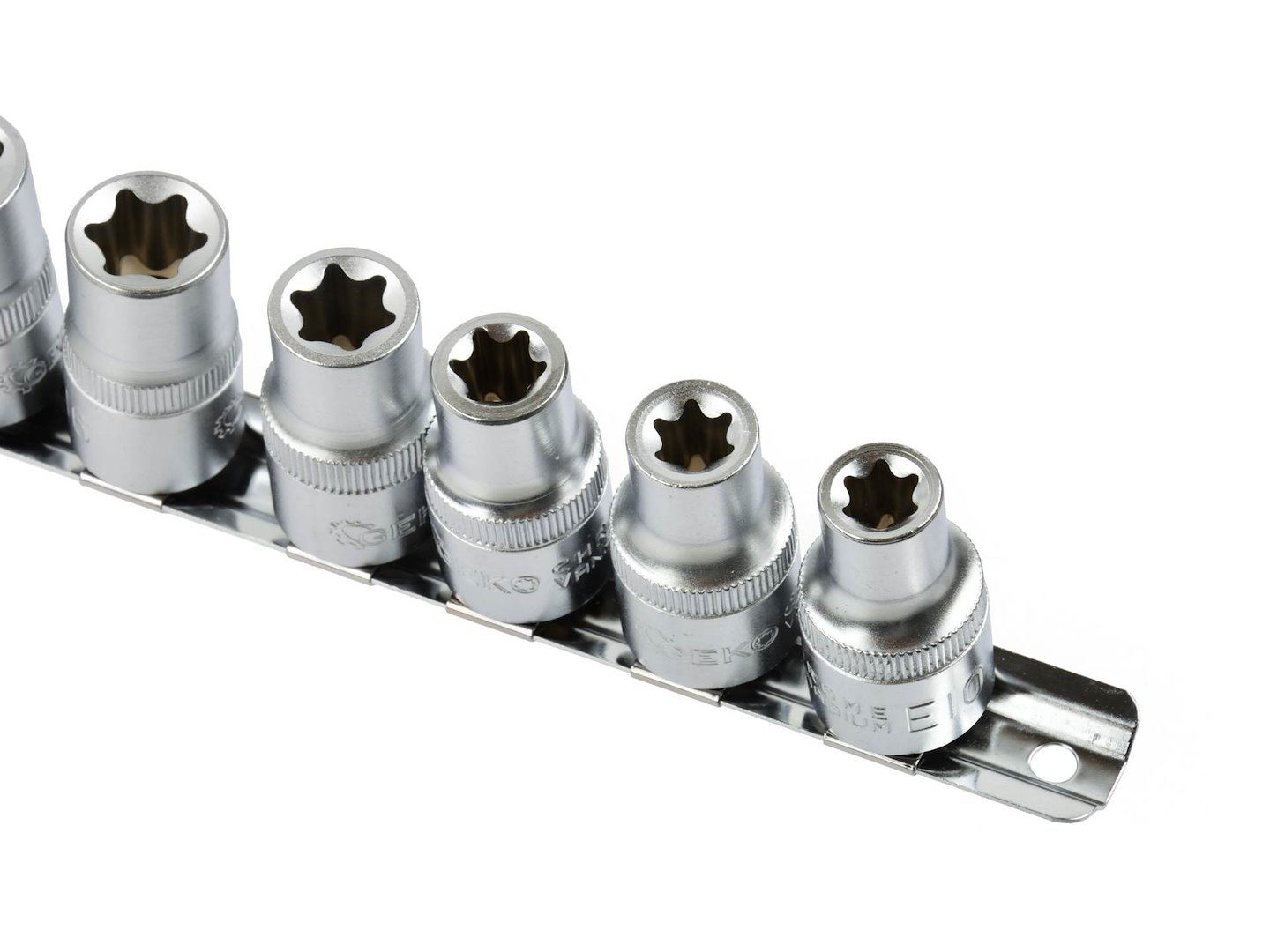 Sada 10 ks torx klíčů E10–E24 1/2