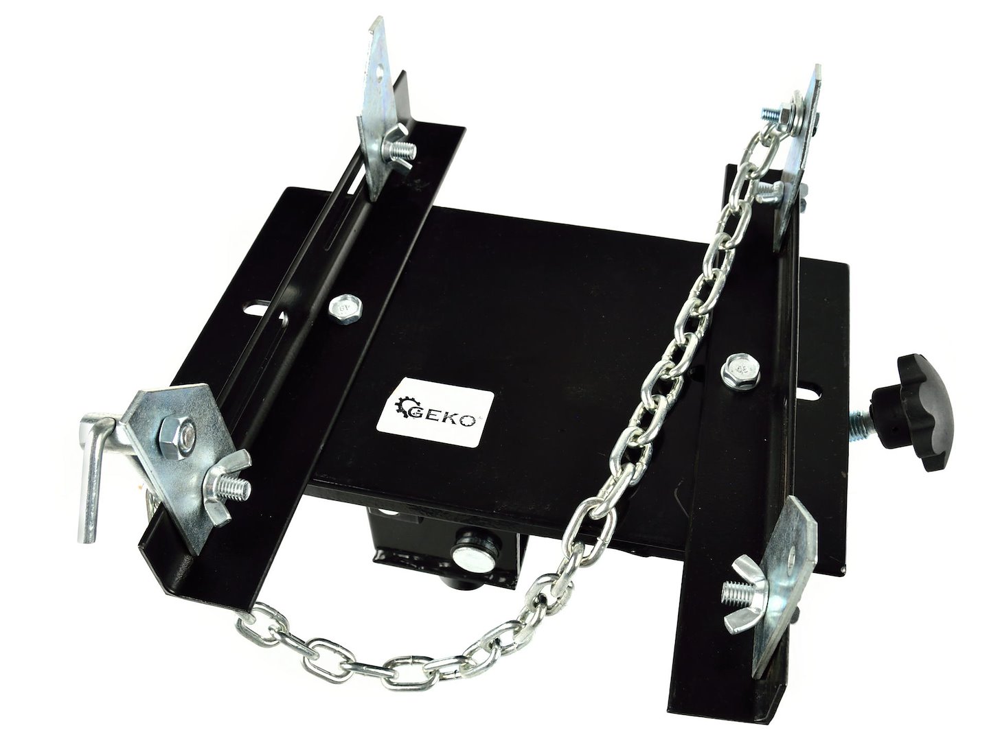 Adapter pro zvedák převodovky 600 kg Geko – detail uchycení