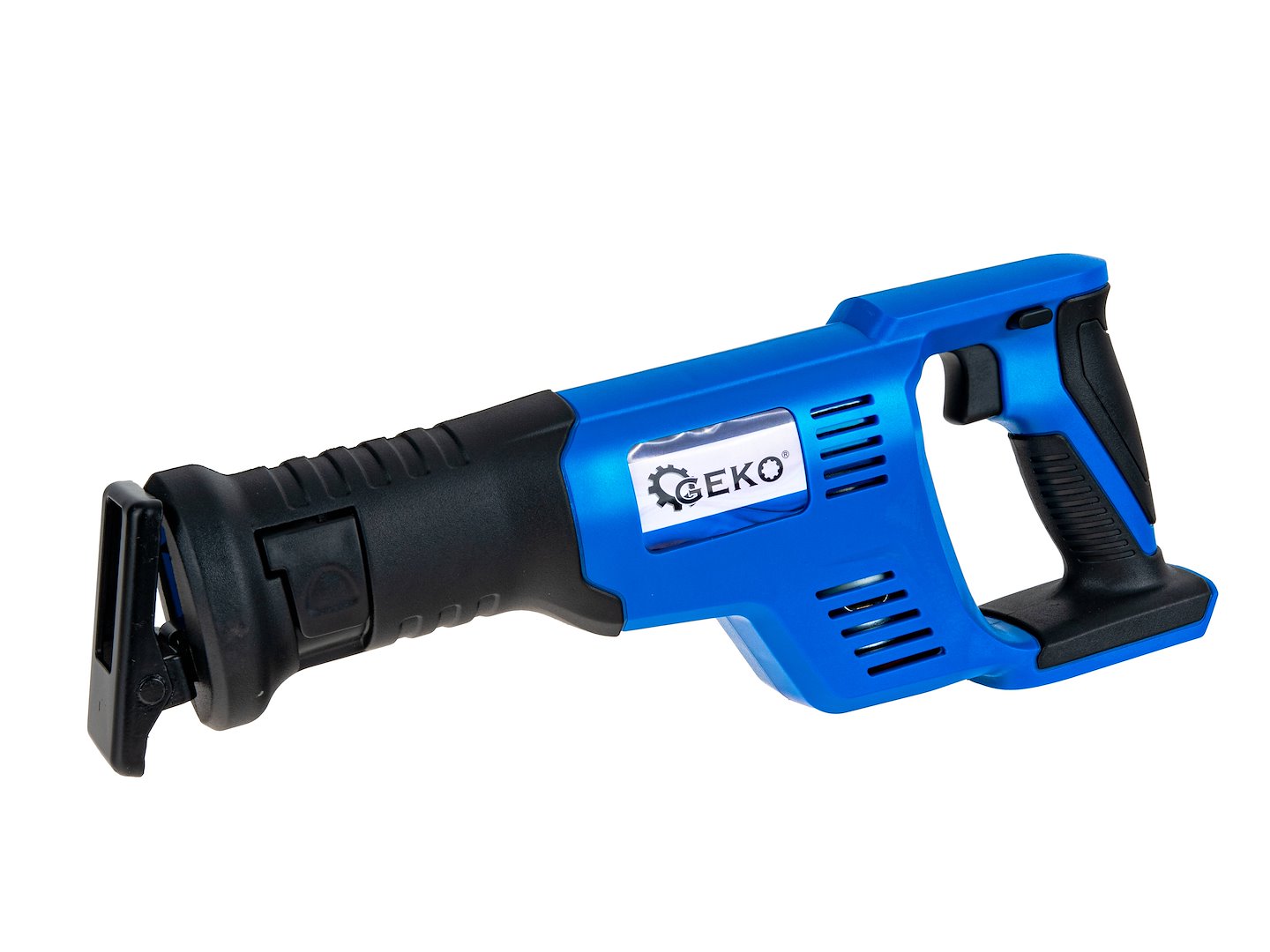 Akumulátorová pila Geko 18 V – detail řetězu a lišty