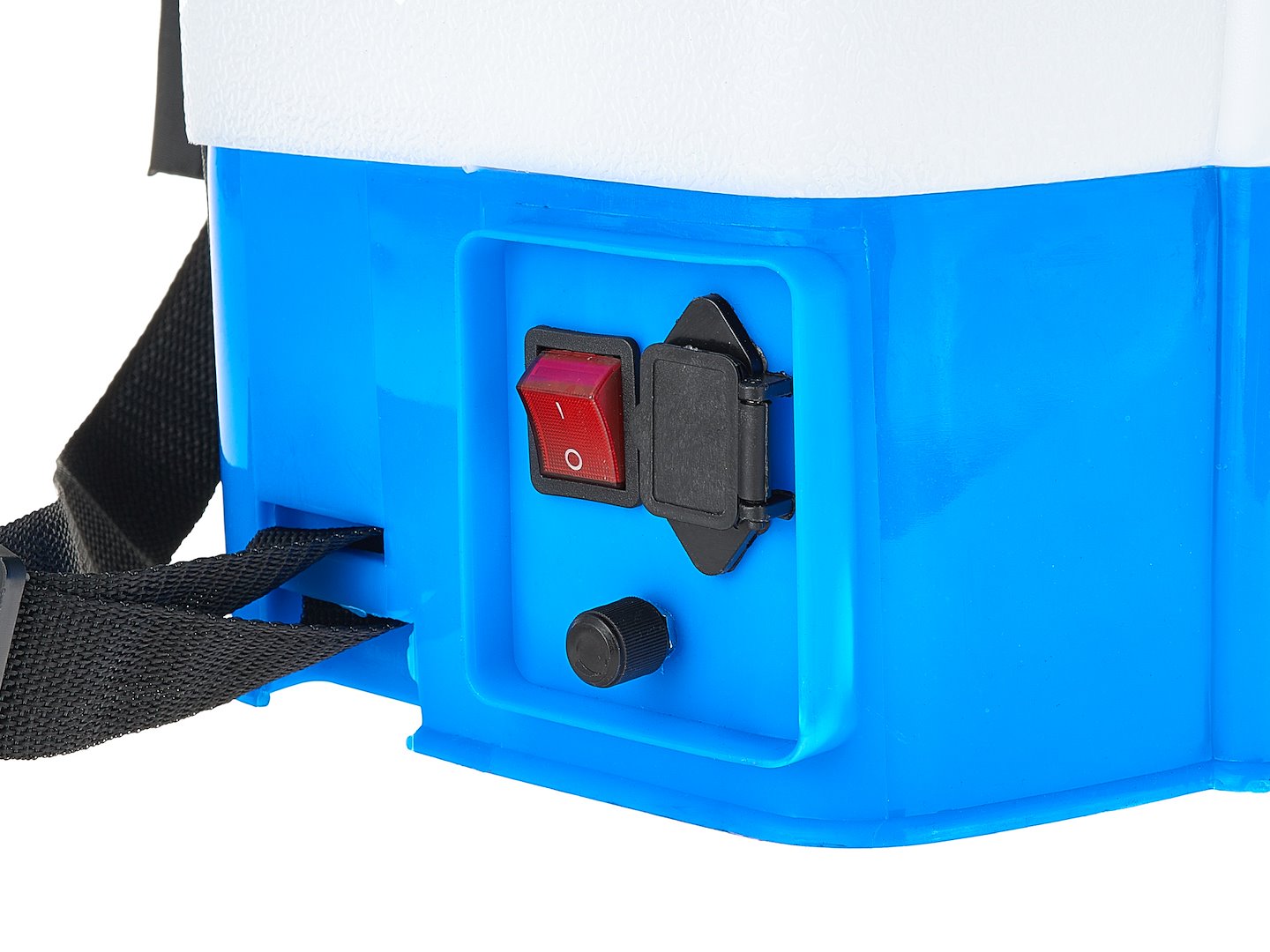 Akumulátorový postřikovač Geko 20 l – detail hubice a hadice