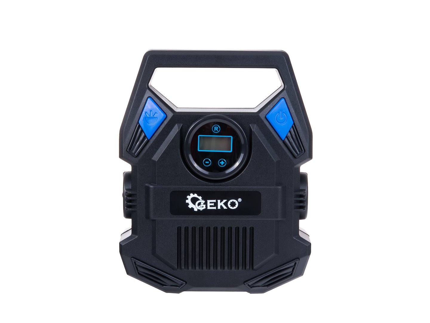 Autokompresor Geko 12V 84W – zabudovaný manometr