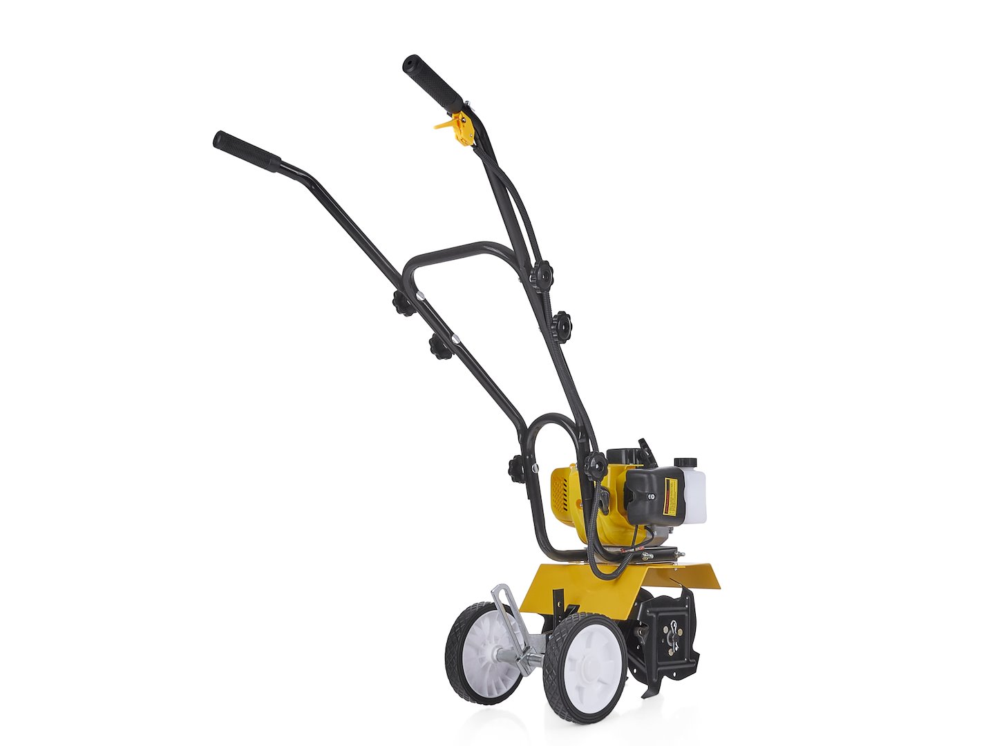 Benzínový kultivátor Geko 28 cm – práce na záhonu