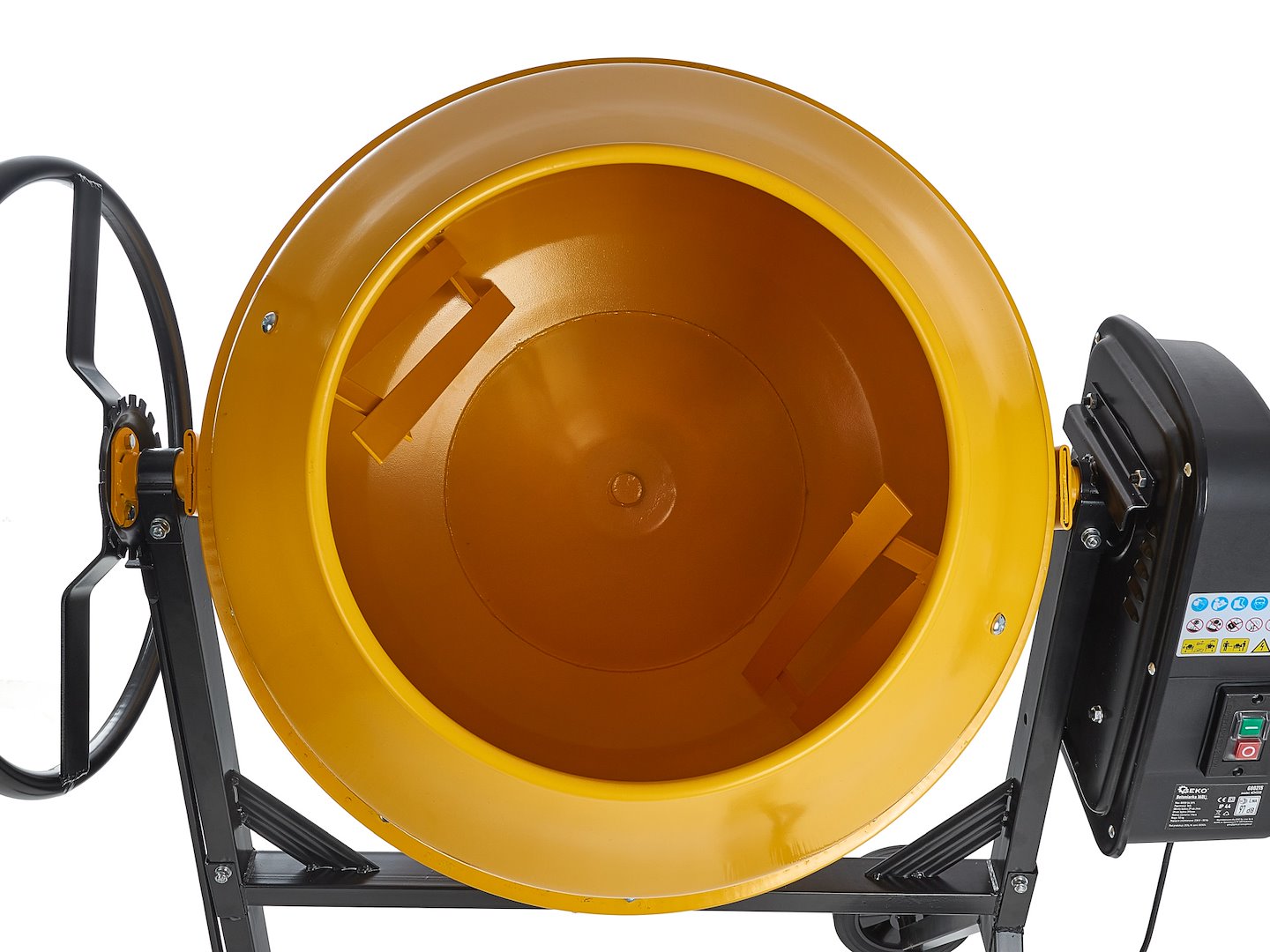 Betonmíchačka Geko 160L 800W – vyklápění bubnu
