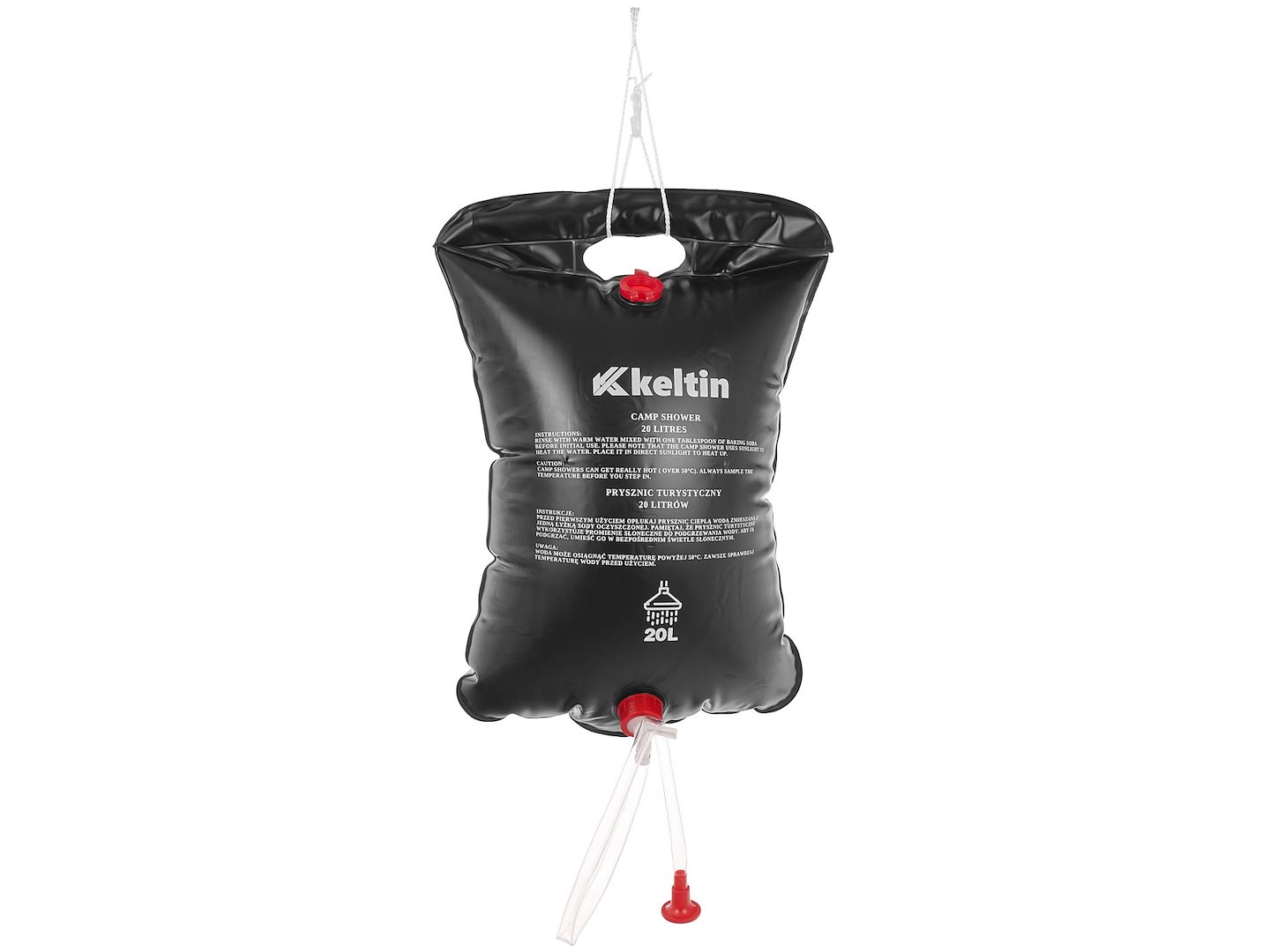 Cestovní sprcha 20 l solární Geko – solární panel