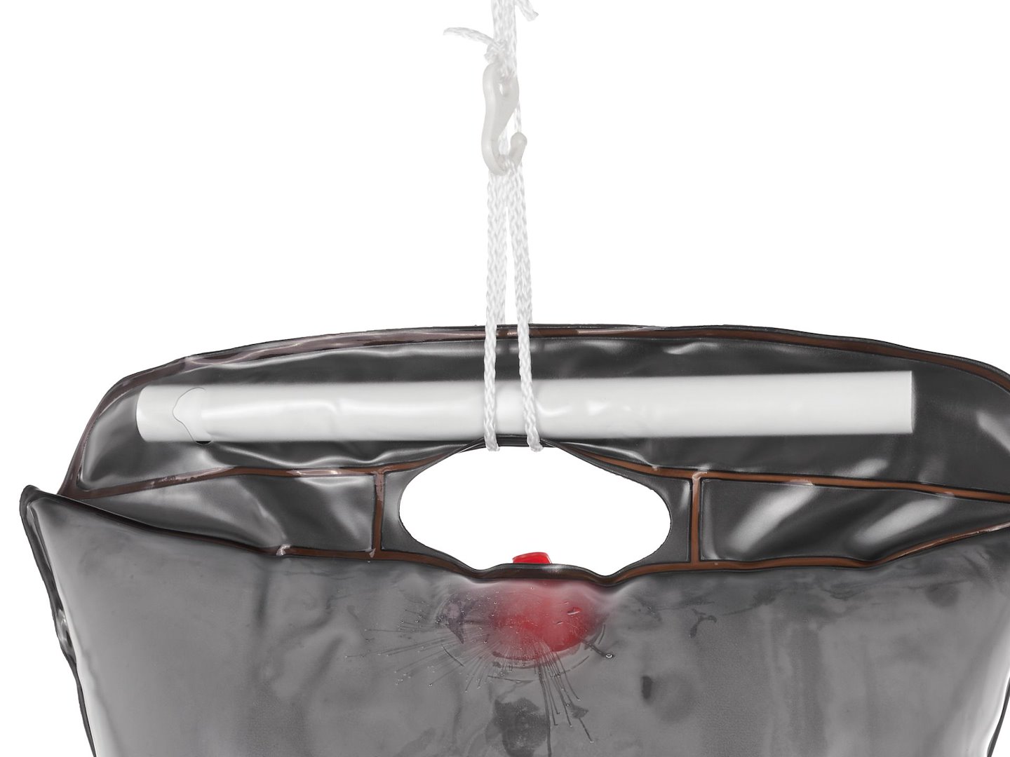 Cestovní sprcha 20 l solární Geko – detail nádrže