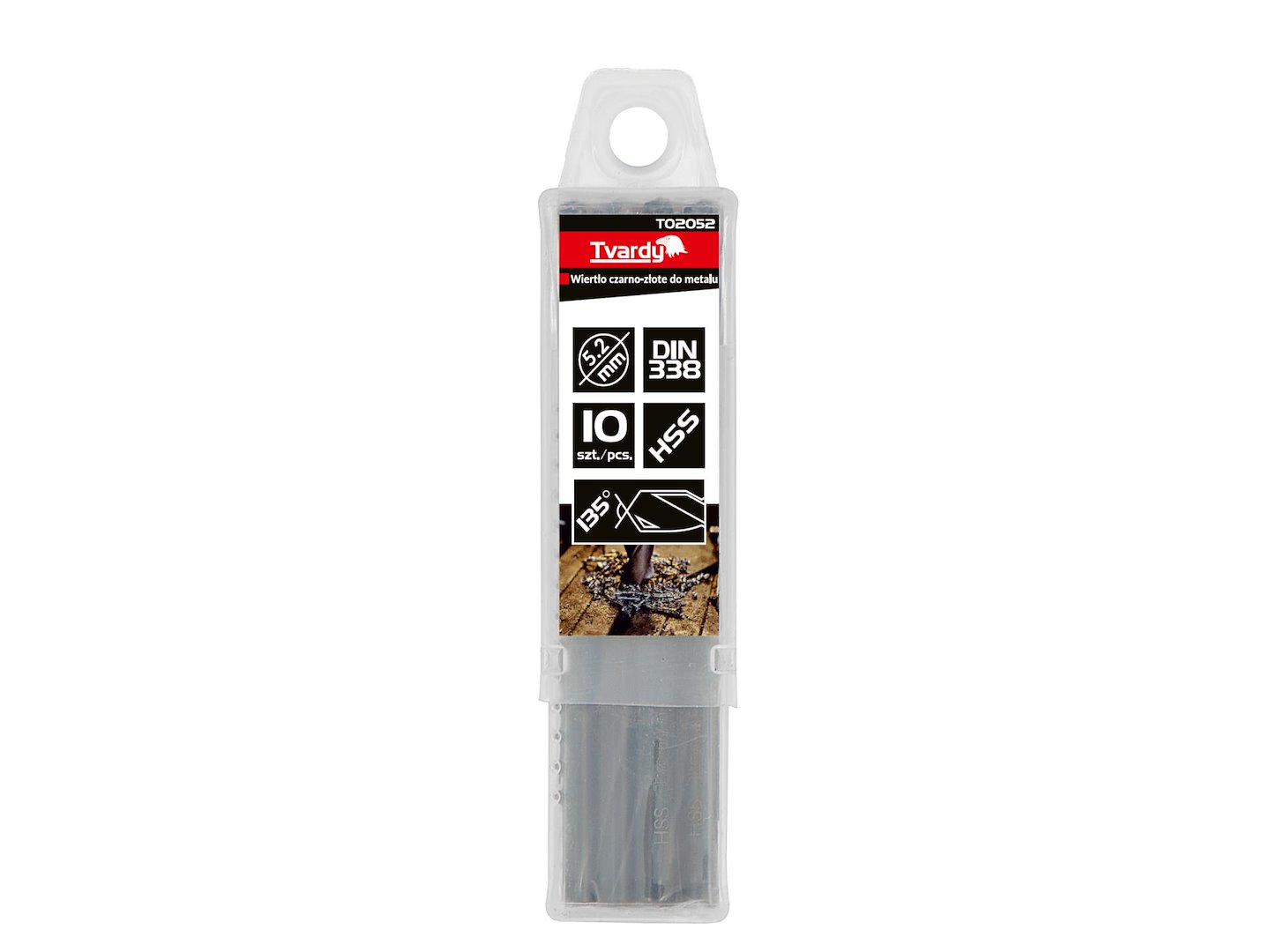 Černozlatý vrták do kovu HSS 5,20 mm – balení 10/100/1000 kusů | Geko 4
