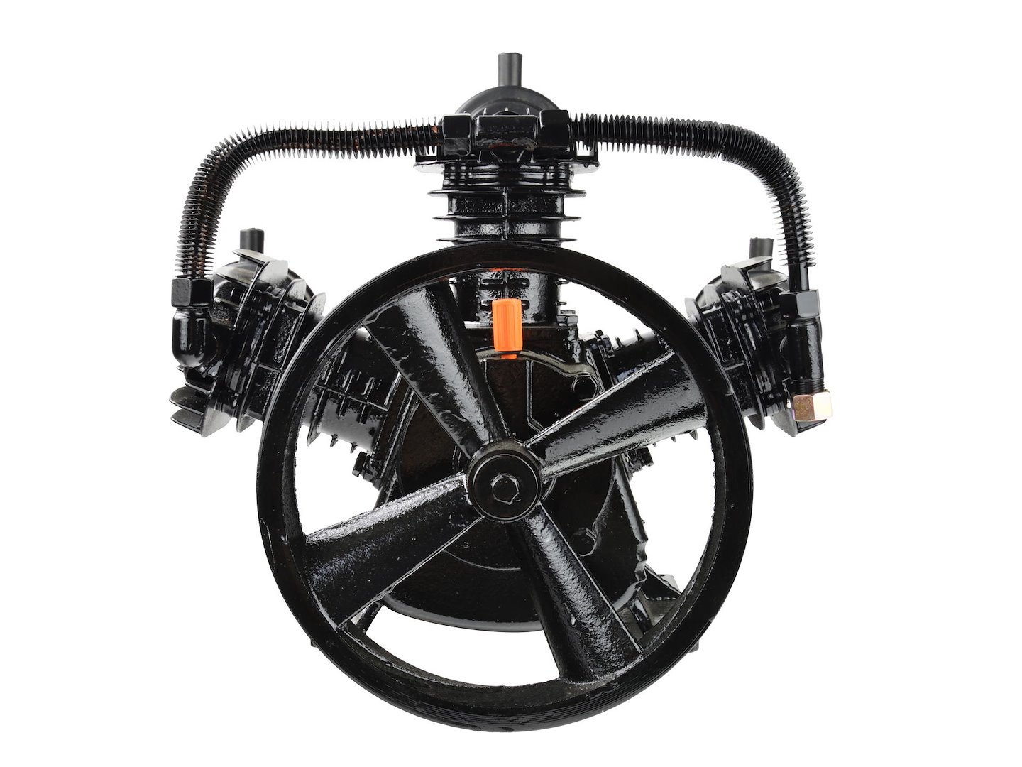 Čerpadlo pro kompresor 3-pístové 5,5HP Geko G80314 – pohled zepředu