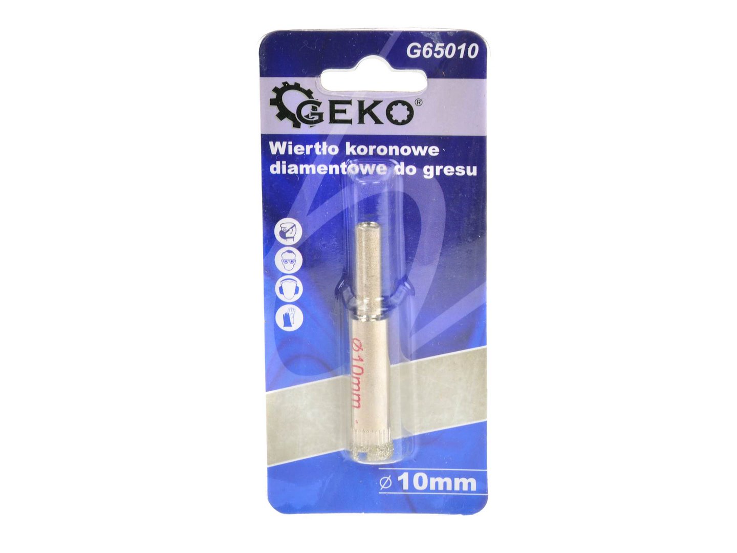 Diamantový vrták do dlaždic 10 mm PROFI Geko – celkový pohled