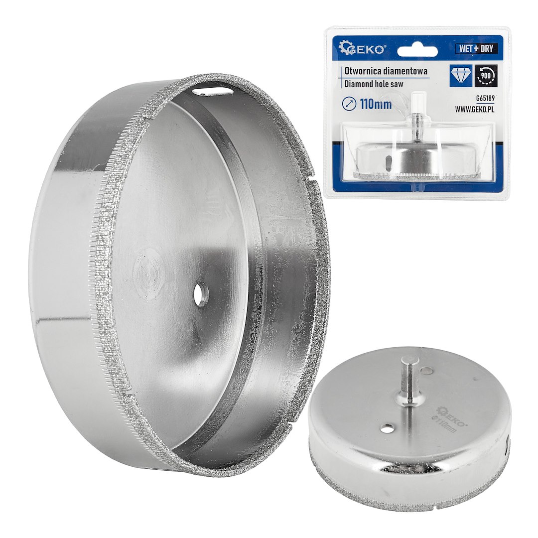 Diamantový vrták do dlaždic 110 mm – celkový pohled