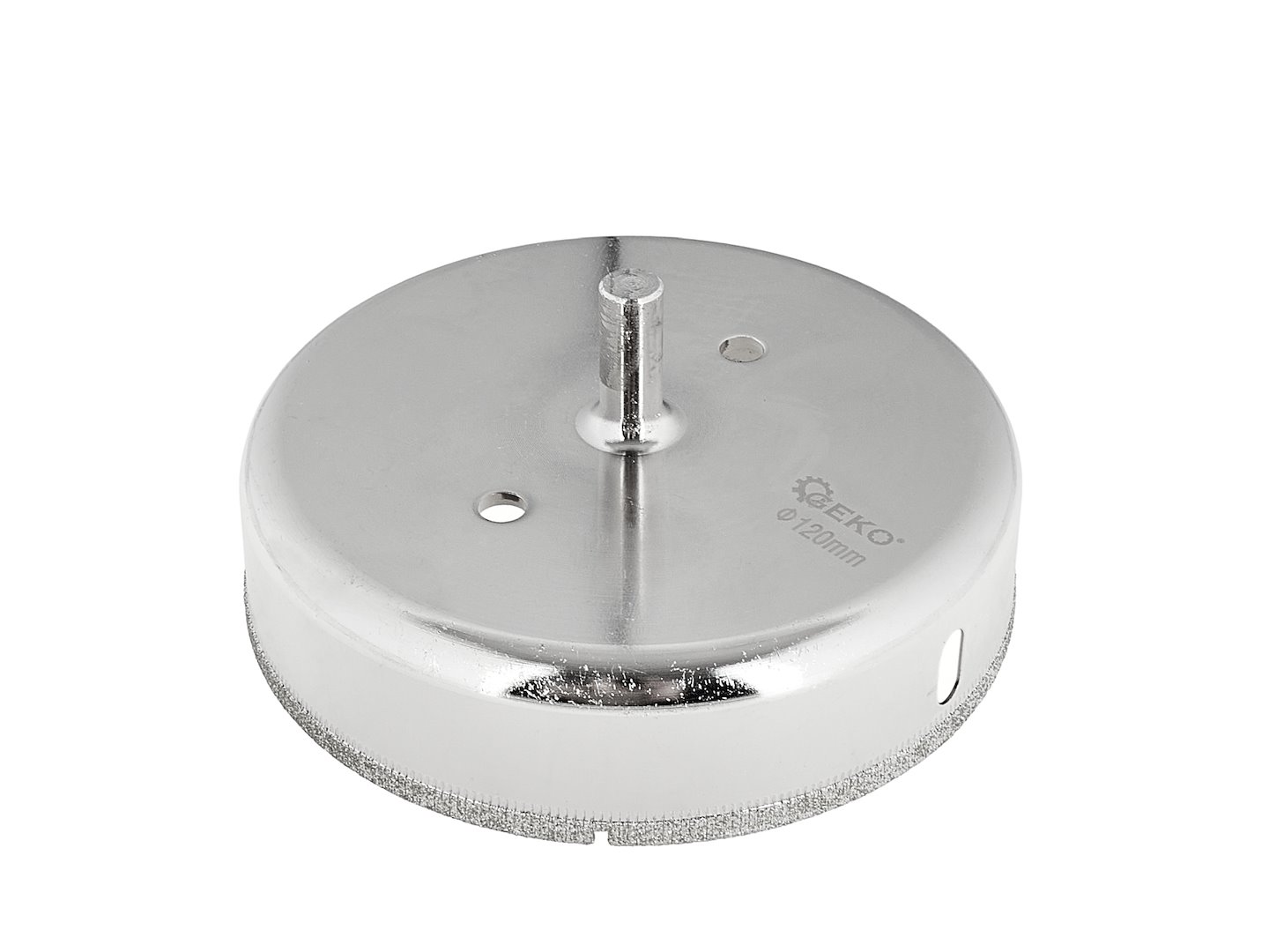 Diamantový vrták do dlaždic 120 mm Geko – detail diamantového povlaku