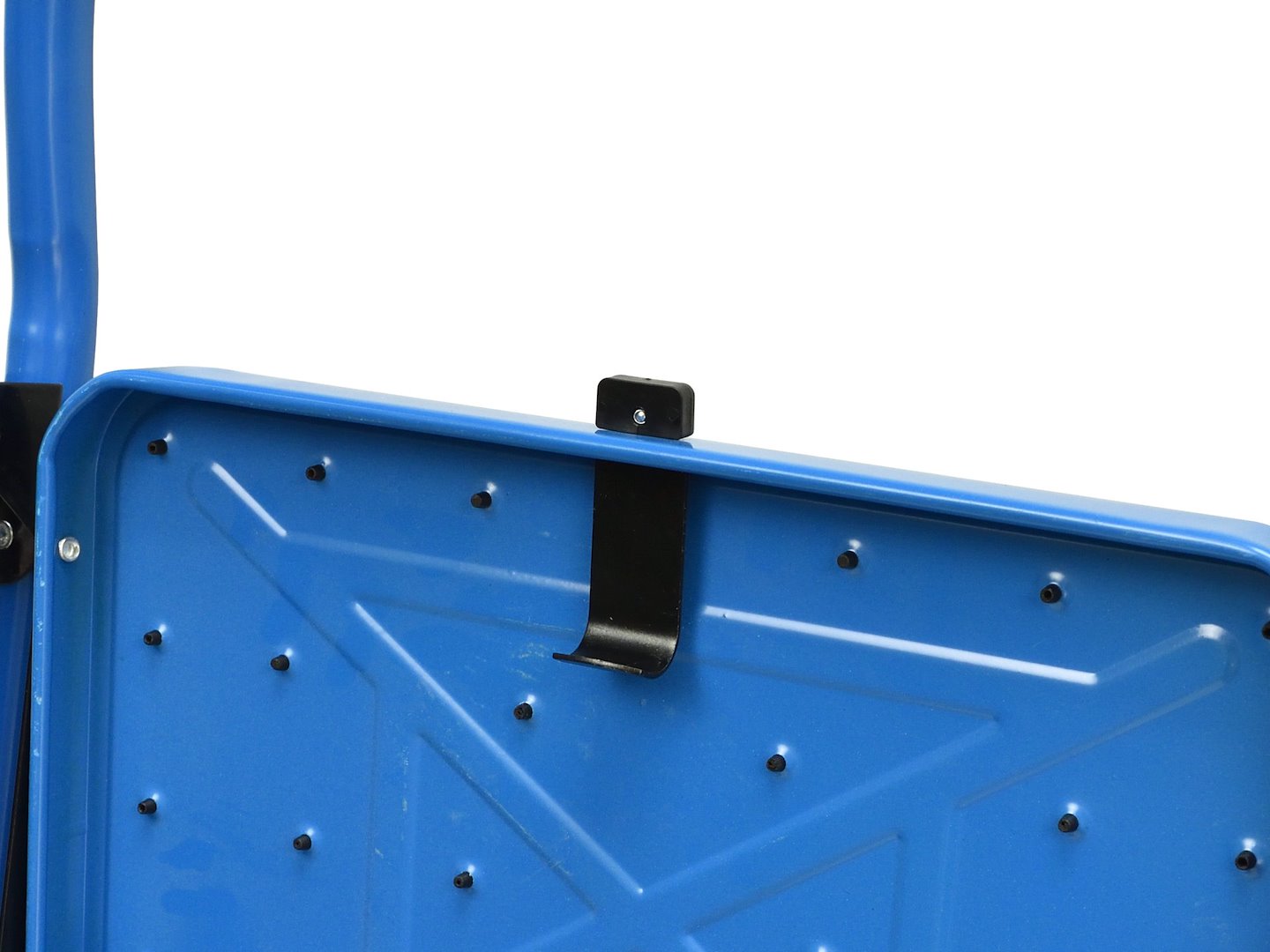 Dvoukrokový rozkládací žebřík Geko G02435 – 2 stupně, ocel, softgrip madlo 4