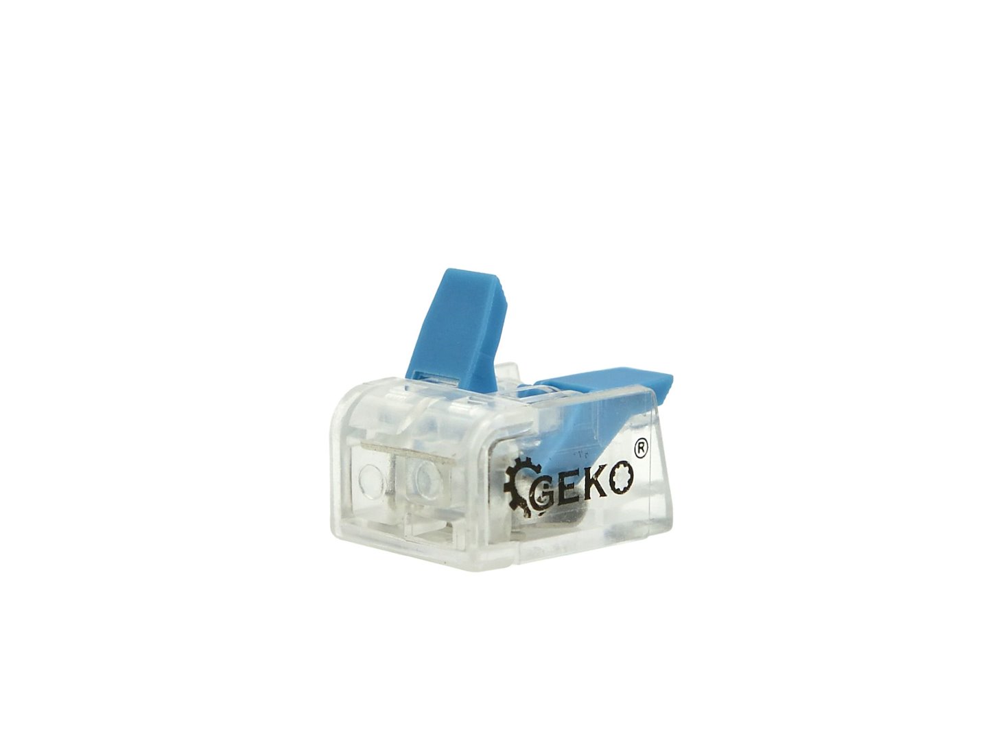 Elektrická rychlospojka Geko 2x0,2-4 mm² – detail konektoru
