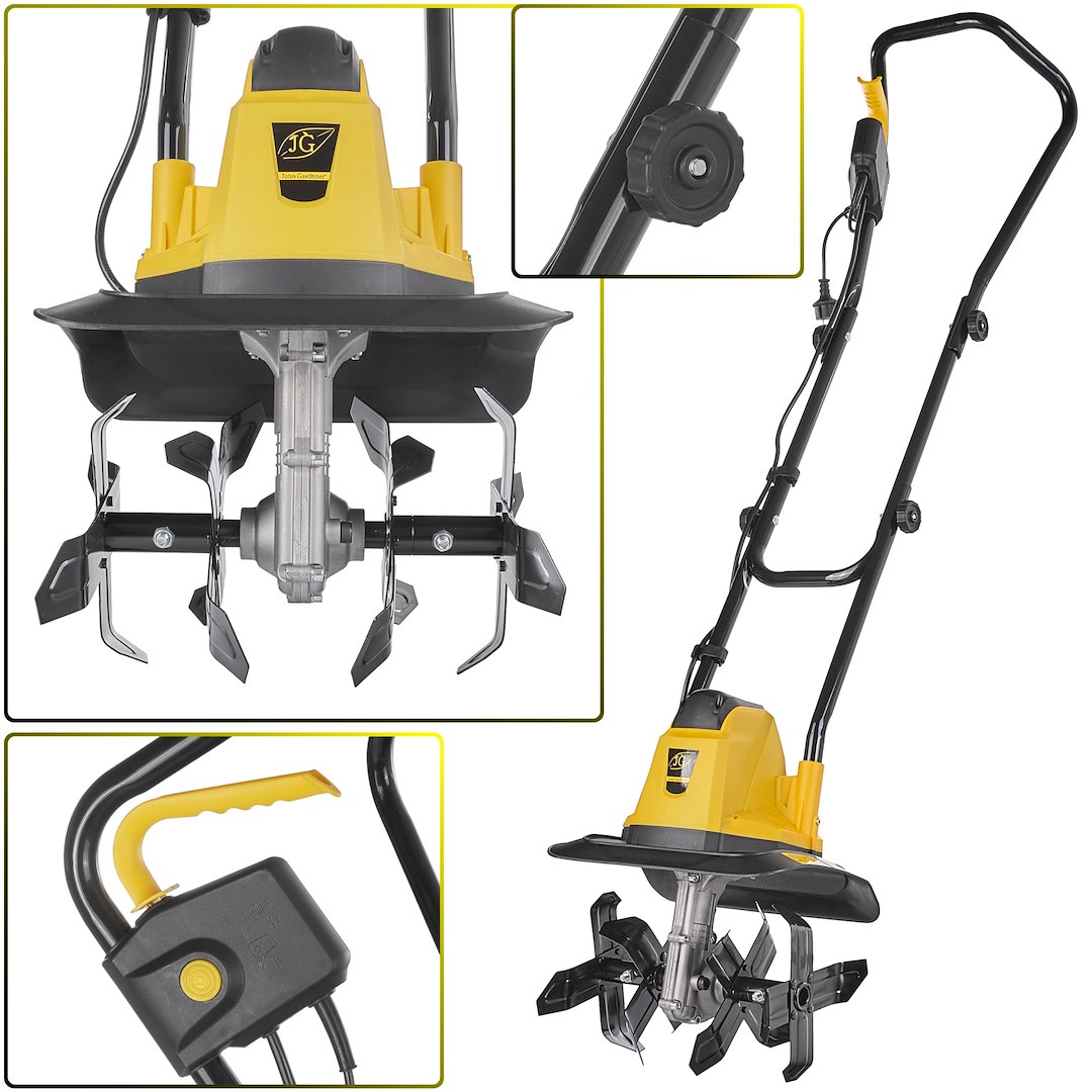 Elektrický kultivátor Geko 32 cm – celkový pohled