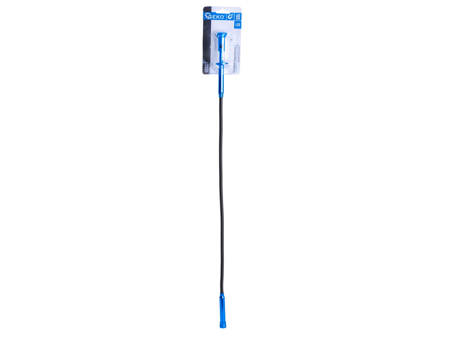 Flexibilní magnetický LED držák Geko 60 cm – ohebné tělo v akci