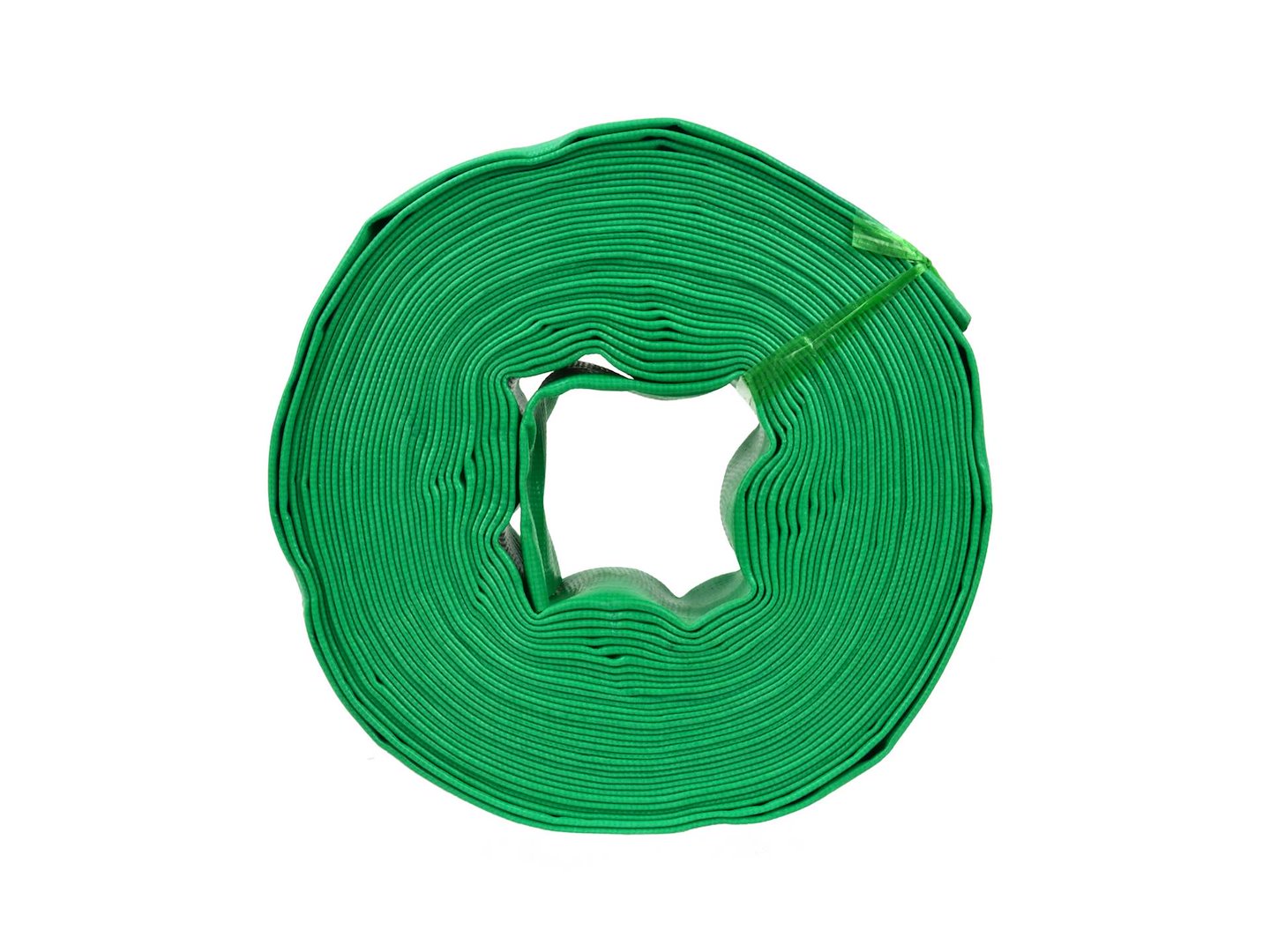 Hadice PVC 2 palce zelená – detail materiálu a barvy hadice
