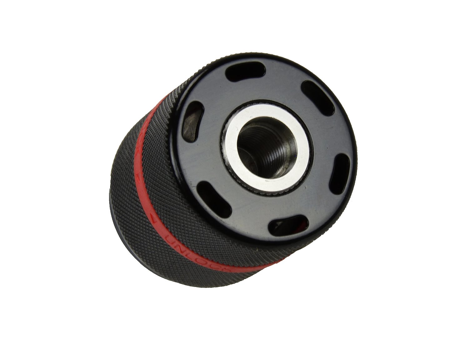 Hlava pro vrtačku Geko – detail upínacího mechanismu