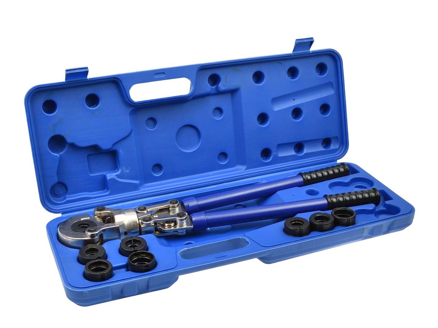 Hydraulická lisovací kleště Geko G00902 – celkový pohled na nástroj
