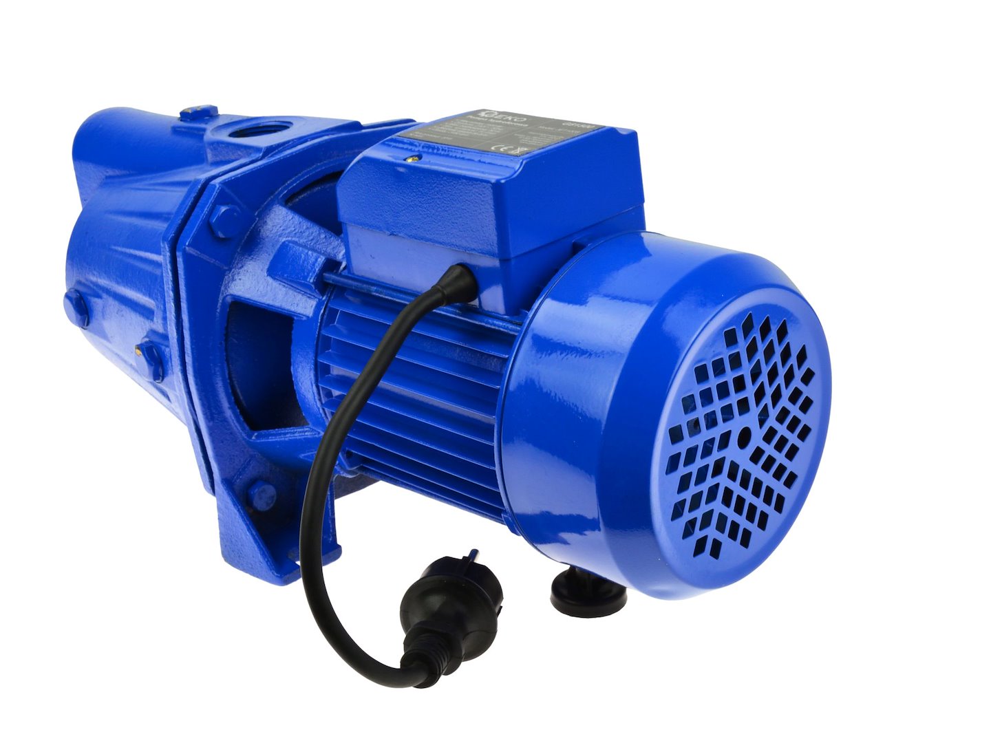 Hydroforová pumpa Geko JET100S 1100W – manometr a ovládací prvky