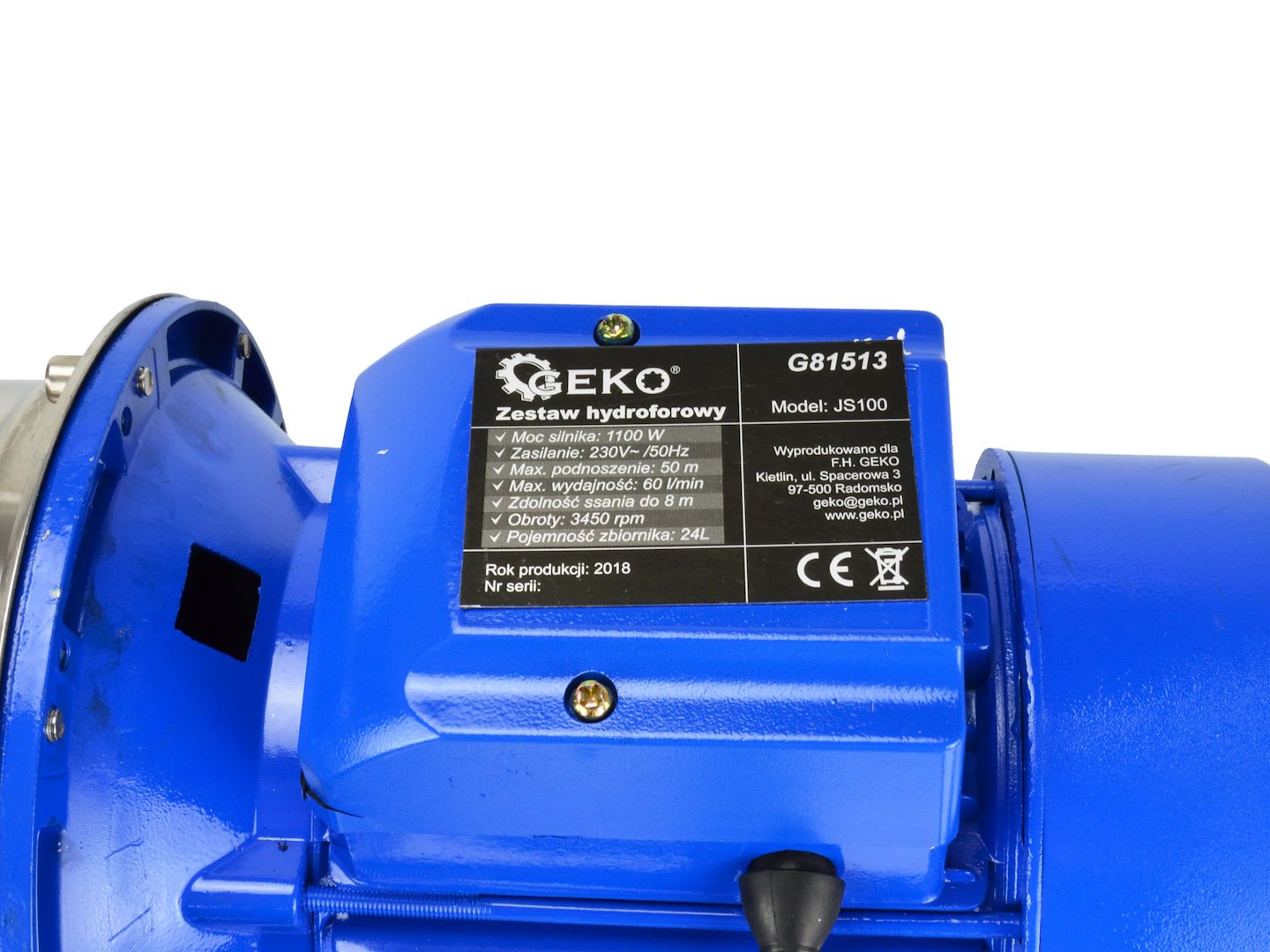 Hydroforová souprava 24L JS100 – Geko 6