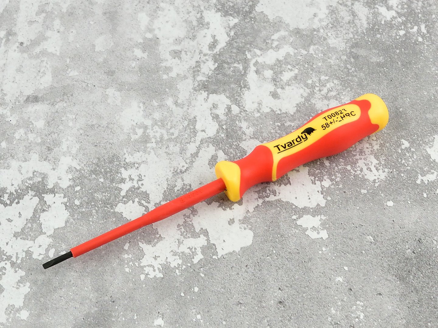 Izolovaný plochý šroubovák 3×100 VDE – ergonomická rukojeť