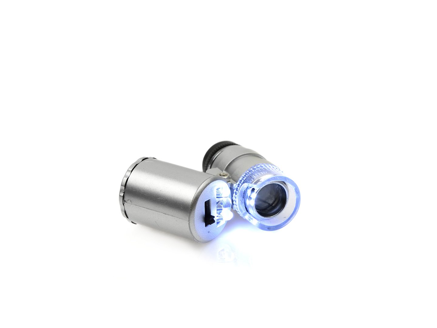 Kapesní mikroskop Geko – detail LED osvětlení a čočky