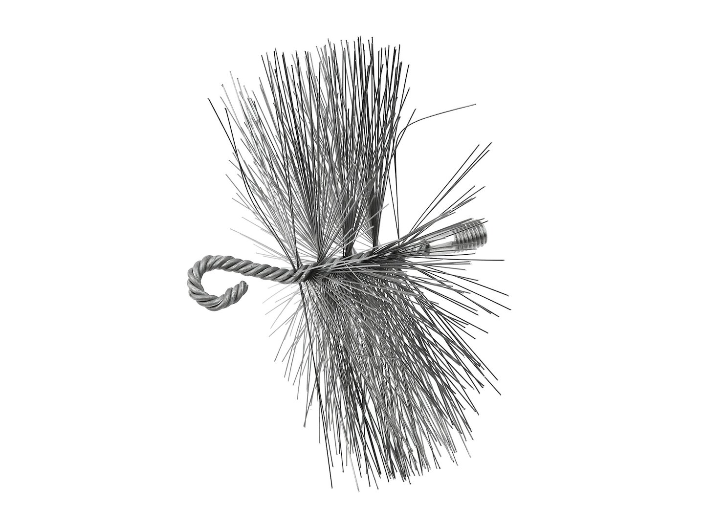 Kartáč komínový čistič 175 mm – pohled na kartáč