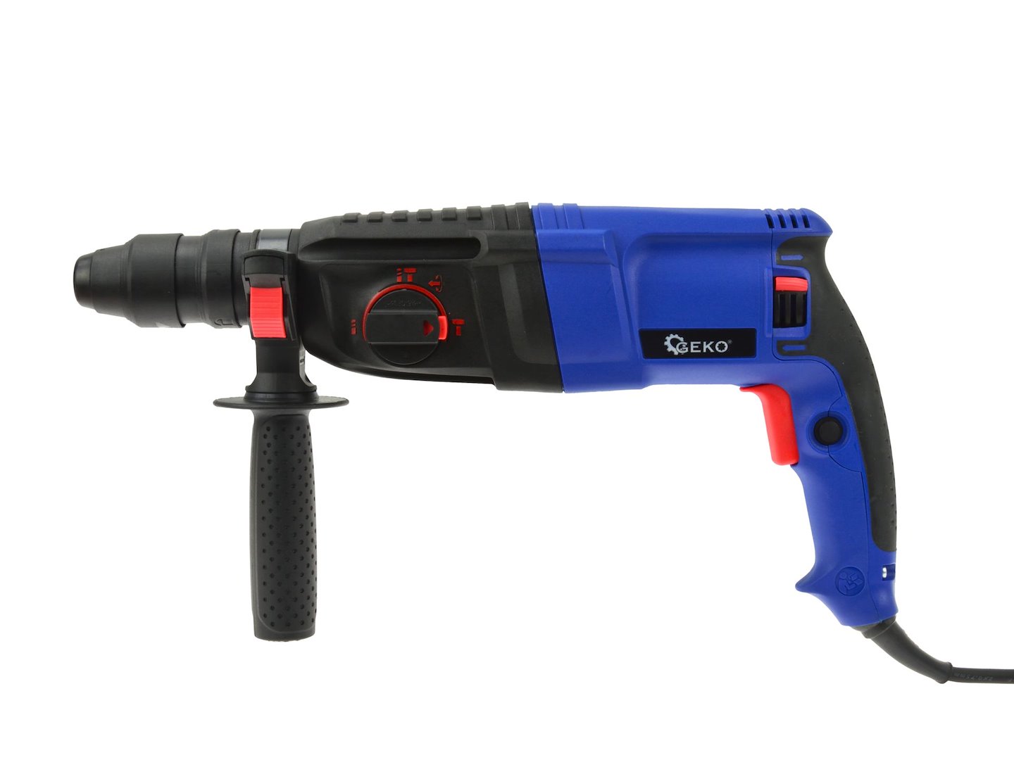 Příklepové kladivo Geko SDS+ – detail upínání SDS+