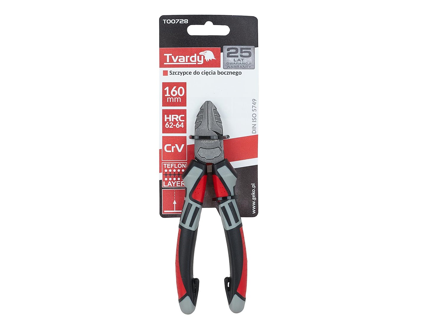 Kleště na boční stříhání 160 mm CrV – Geko 4