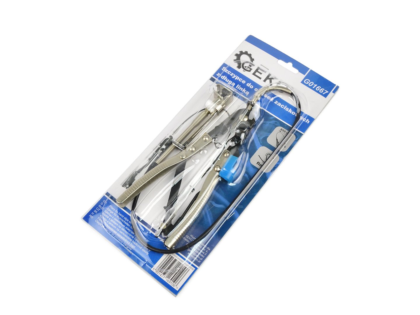 Kleště na pružinové sponky Geko G01667 – obal produktu