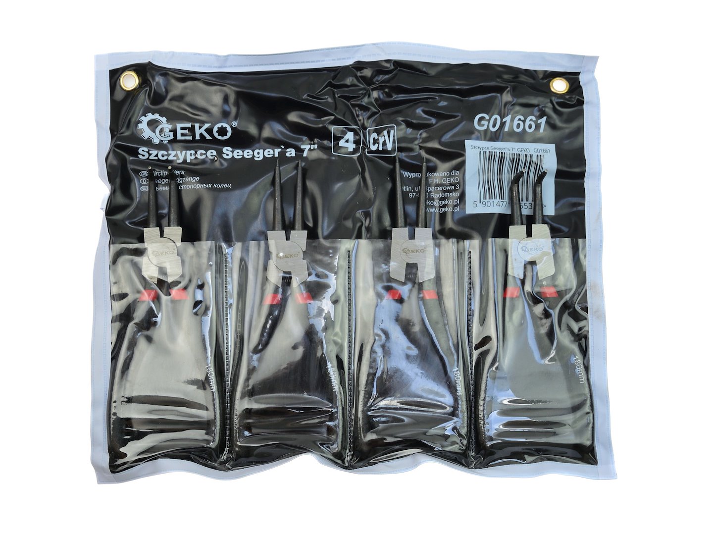 Kleště Seeger GEKO 180 mm – ergonomická rukojeť