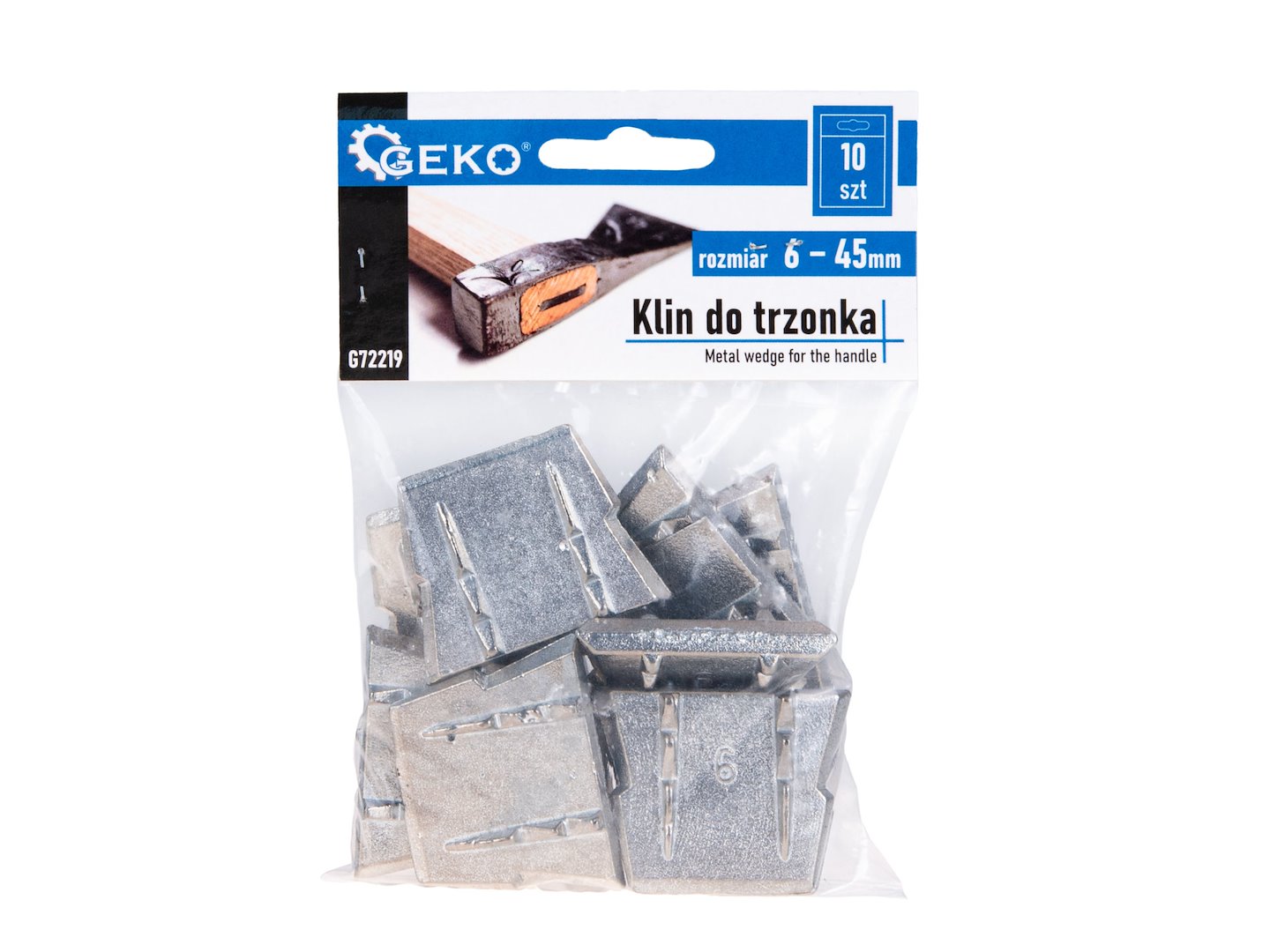 Klin do rukojeti č. 6 Geko – detail rozměrů