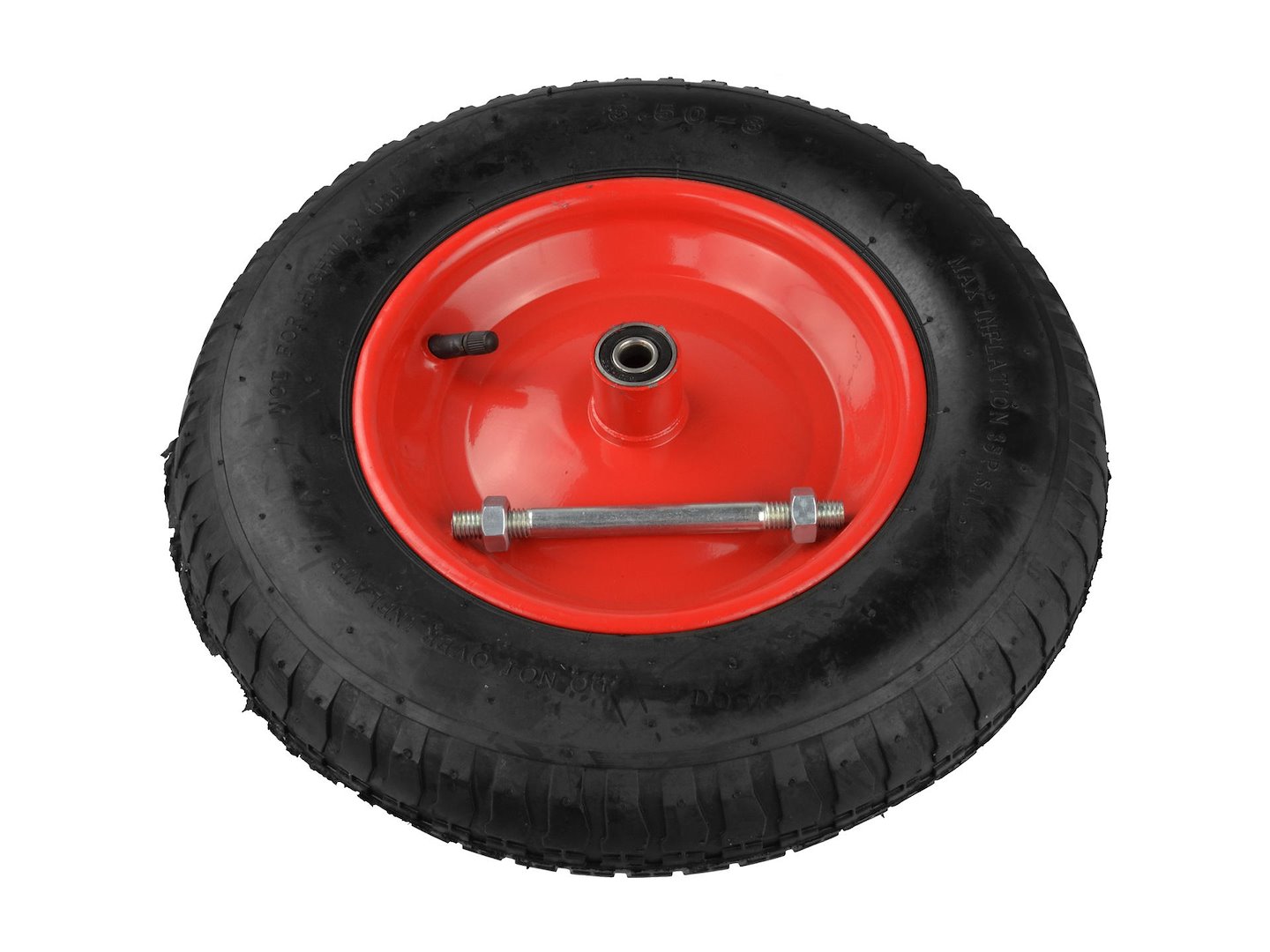 Kolo pro kolečko 3.50-8/2PR Geko – pohled z boku
