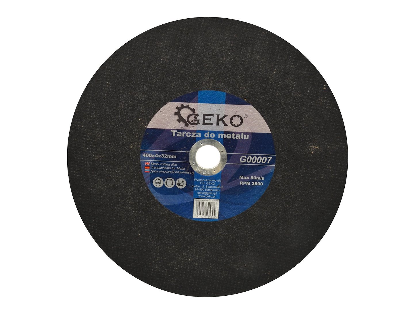 Kotouč na kov 400x4x32 GEKO – celkový pohled