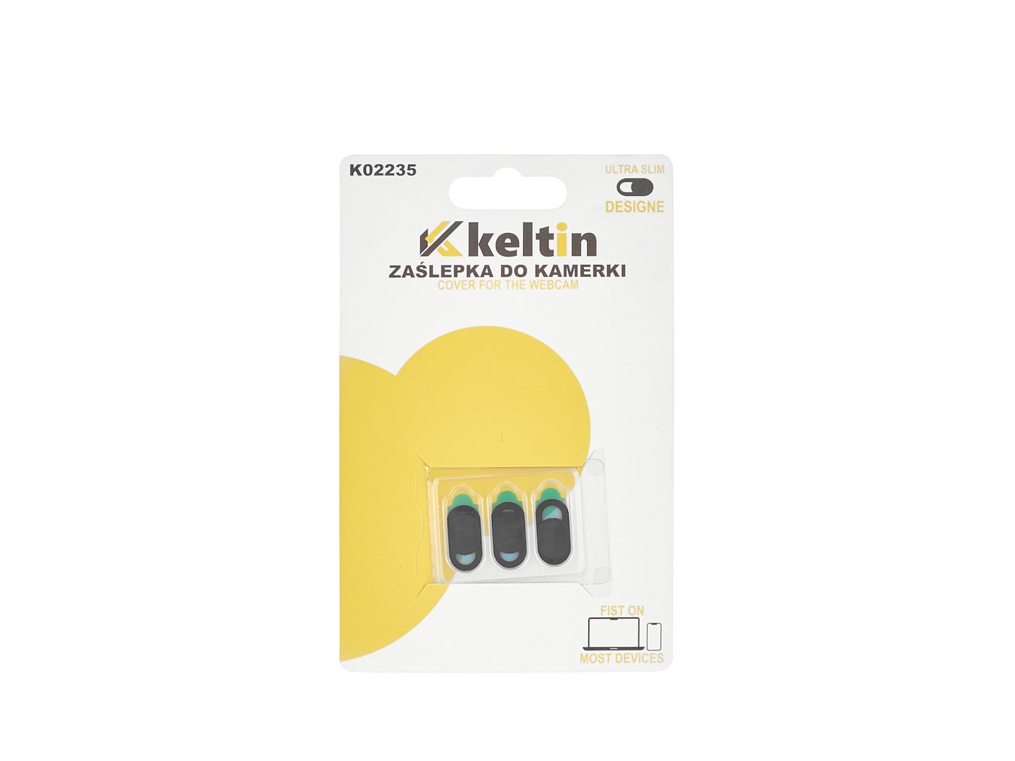 Krytka pro kameru sada 3 ks – posuvný mechanismus detail