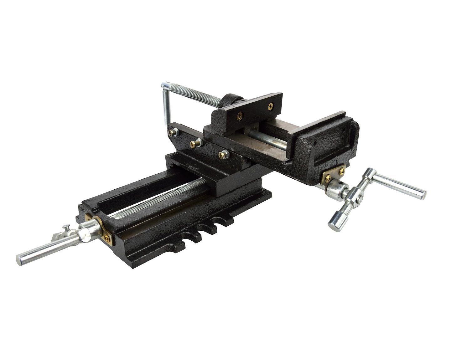 Křížové svěráky 100 mm Geko – celkový pohled