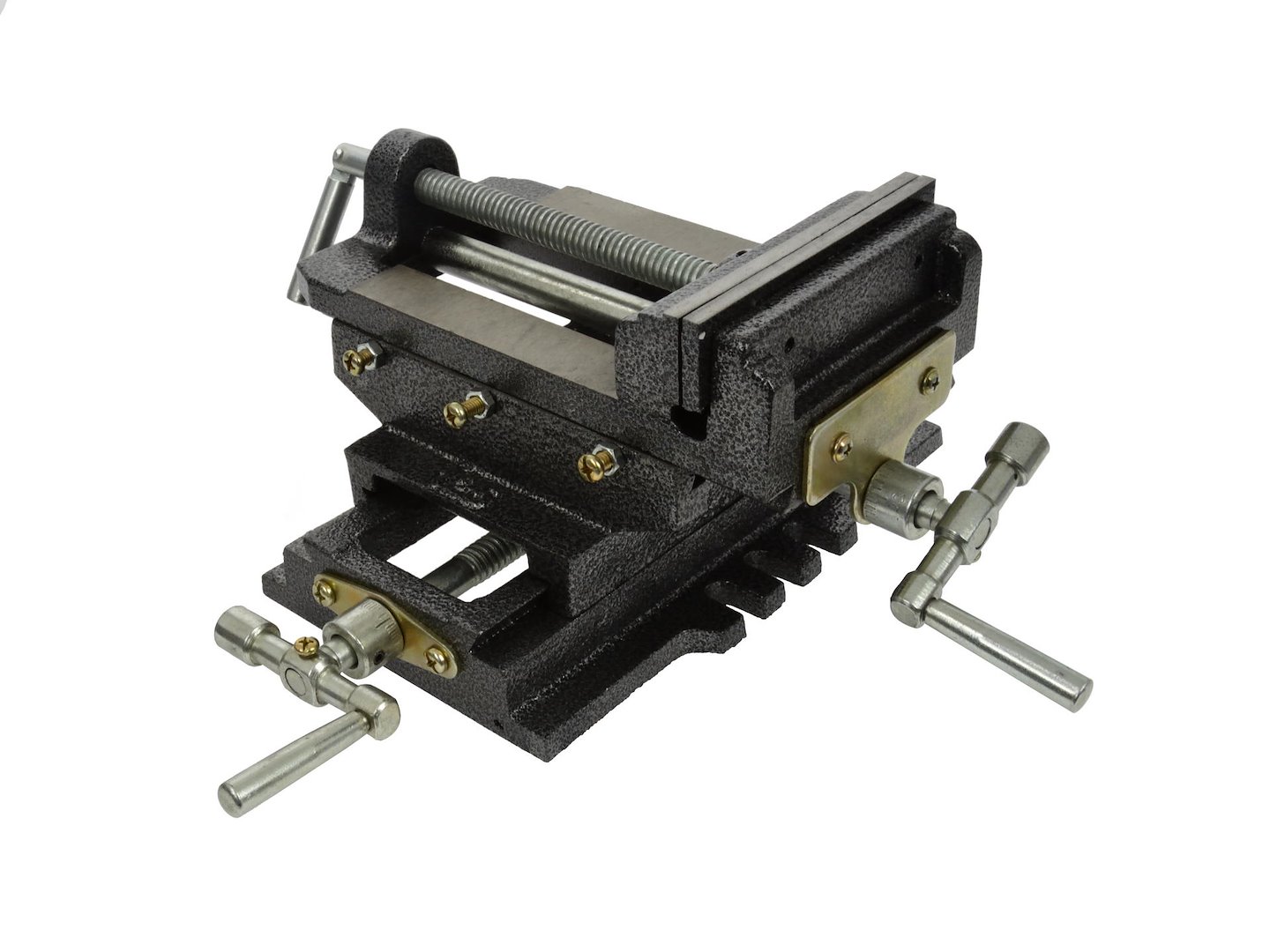 Křížové svěráky 125 mm Geko – detail čelistí
