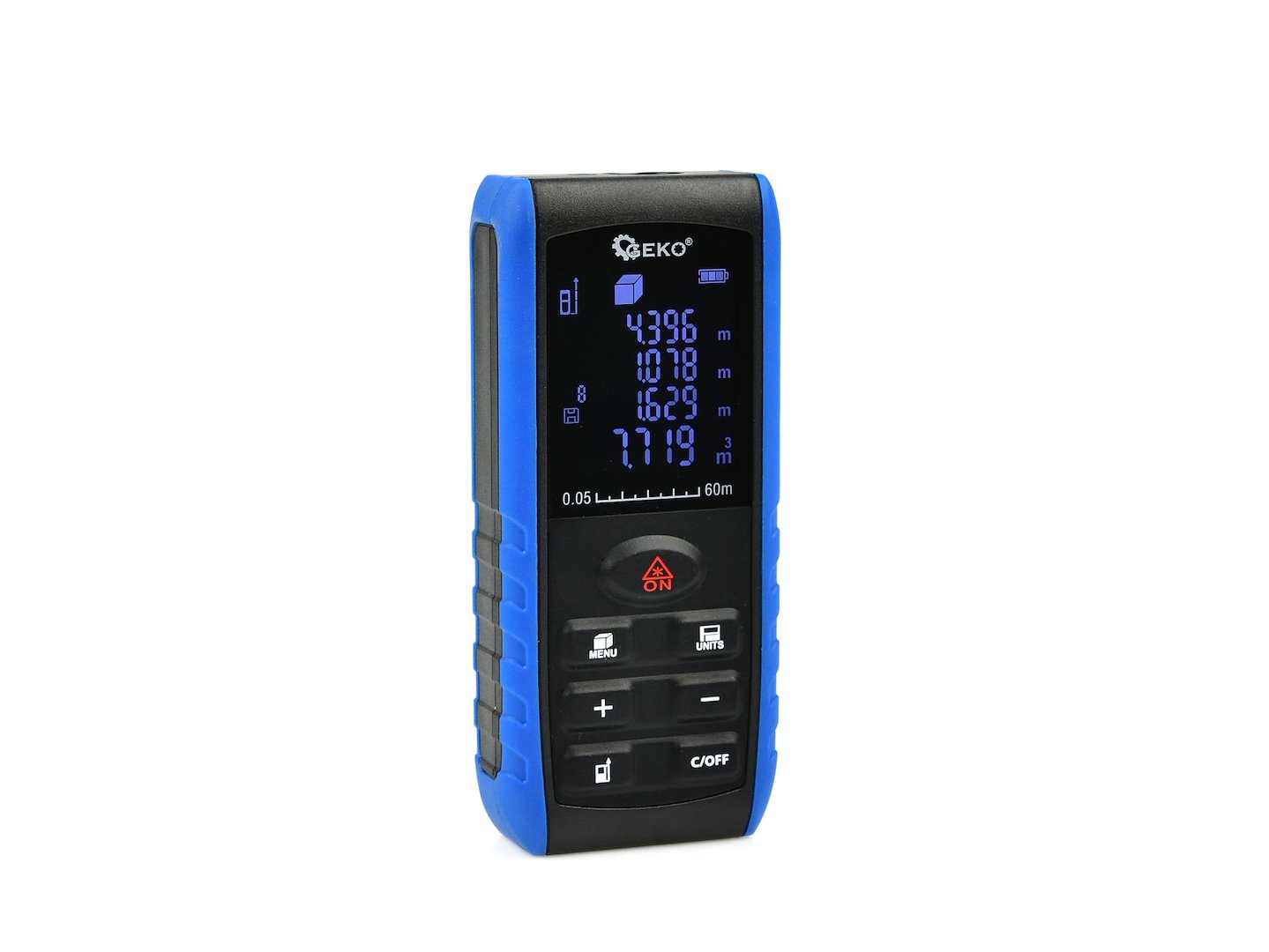 Laserový dálkoměr Geko G03356 – výpočet plochy